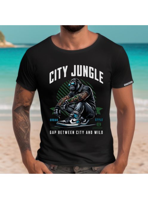 City Jungle Grafguru Férfi Póló